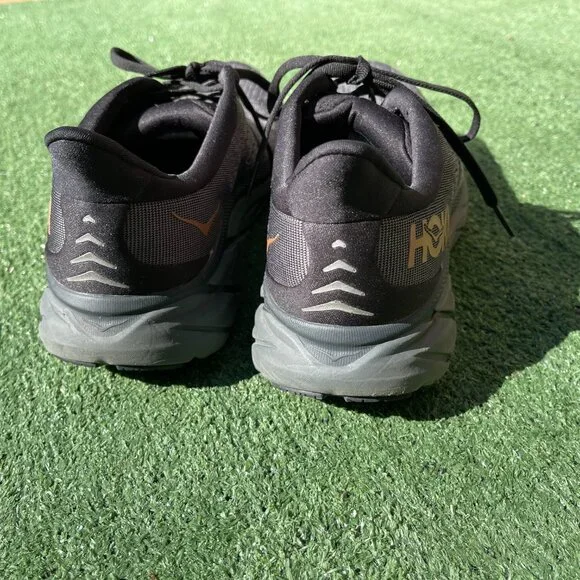 HOKA CLIFTON 8, Size 9.5 WOMEN'S SHOES CHARCOAL GRAY - Picture 4 of 9